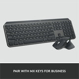 Logitech MX Master 3S for Business, Wireless Mouse with Quiet Clicks, 8K DPI, Logi Bolt USB Receiver, Graphite