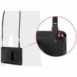 CTA Digital Protective Case with Built-in 360 Degree Rotatable Grip Kickstand & Pen Slot for Samsung Galaxy Tab A8 10.5&acirc;&euro; Tablet