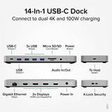 PLUGABLE USBC DUAL 4K DOCK 100W