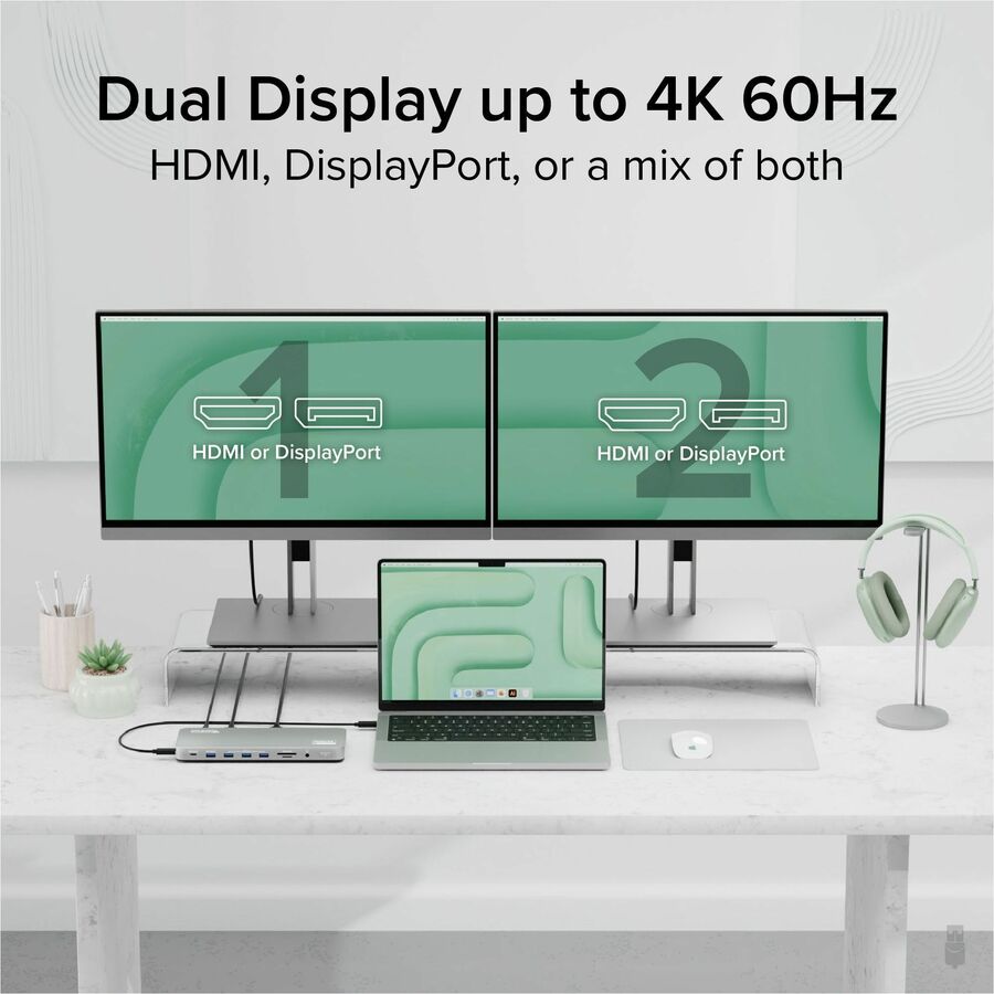USBC Dual 4K 60Hz Dock 100W