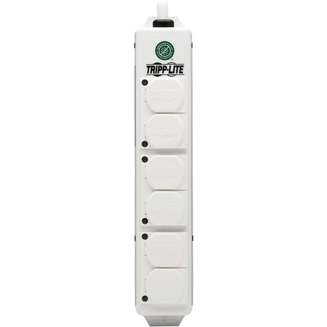Eaton Tripp Lite Series Safe-IT UL 2930 Medical-Grade Power Strip for Patient Care Vicinity, 6 Hospital-Grade Outlets, Safety Covers, Antimicrobial, 6 ft. Cord, Dual Ground