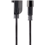 StarTech.com 3ft (1m) Power Extension Cord, IEC C14 to NEMA 5-15R, 10A 125V, 18AWG, Black, Outlet Extension Cable for Power Supplies