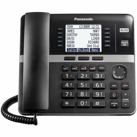 Panasonic DECT 6.0 Standard Phone - Desktop, Wall Mountable