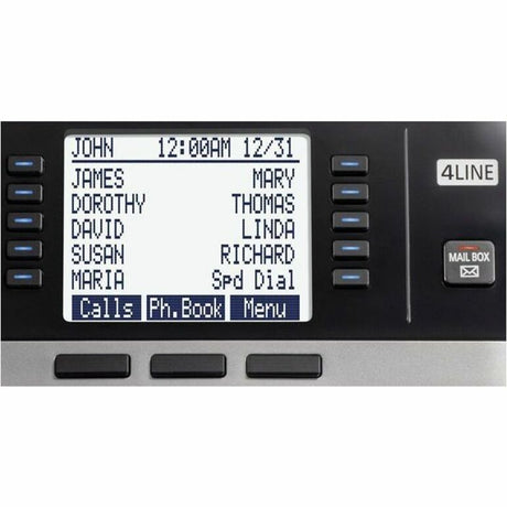 Panasonic KX-TGW420 DECT 6.0 1.90 GHz Corded/Cordless Phone - Desktop - Black