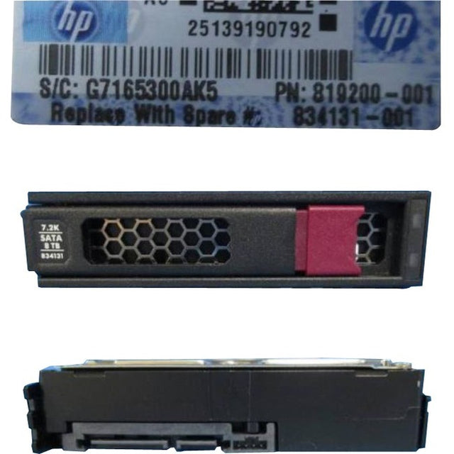 HPE 1 TB Hard Drive - 2.5" Internal - SATA