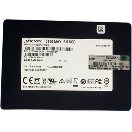 HPE 240 GB Solid State Drive - 2.5" Internal - SATA