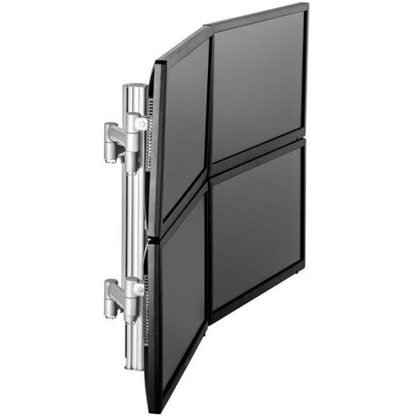 Atdec Modular AWMS-4-4675-H-S Desk Mount for Monitor, Flat Panel Display, Curved Screen Display - Silver