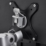 Atdec AWMS-DB-F-S Desk Mount for Monitor - Silver