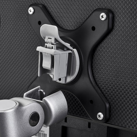 Atdec AWMS-DB-F-S Desk Mount for Monitor - Silver
