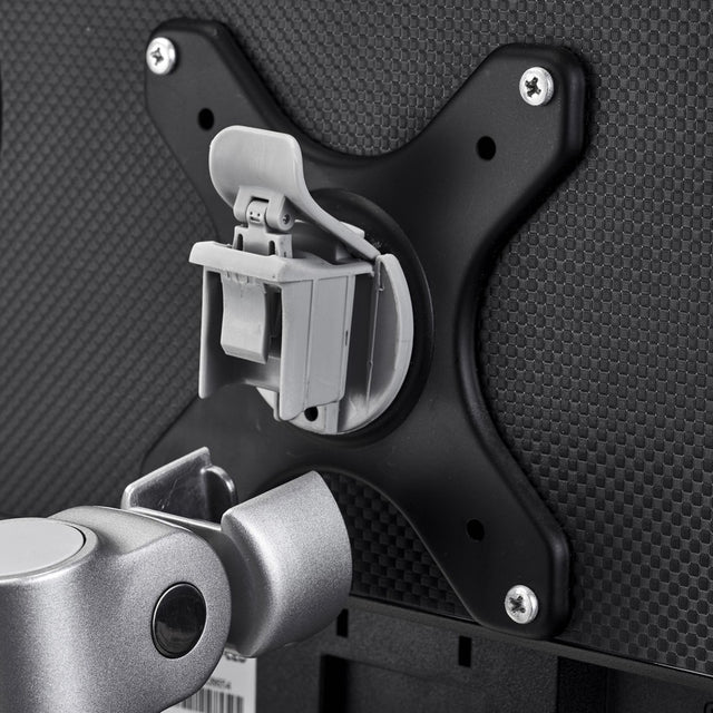 Atdec AWMS-DB-F-S Desk Mount for Monitor - Silver