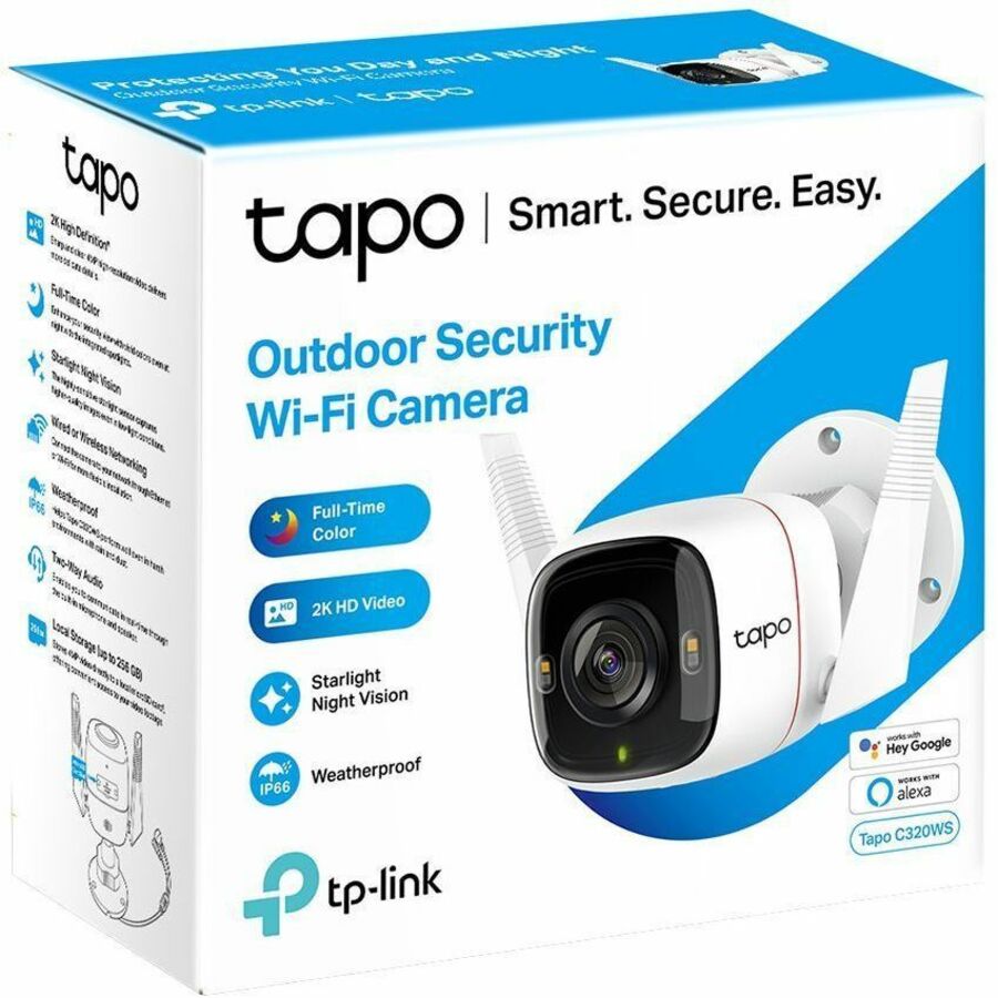 TP-Link Tapo C320WS - 2K 4MP Resolution Outdoor Security Wi-Fi Camera