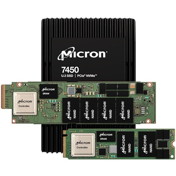 Micron 7450 MAX 6.40 TB Solid State Drive - 2.5" Internal - U.3 (PCI Express NVMe 4.0 x4) - Mixed Use - TAA Compliant
