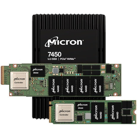 Micron 7450 MAX 400 GB Solid State Drive - M.2 2280 Internal - PCI Express NVMe (PCI Express NVMe 4.0 x4) - Mixed Use - TAA Compliant