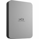 LaCie STLP2000400 2 TB Portable Hard Drive - External - Moon Silver