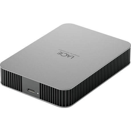 LaCie Mobile Drive STLP5000400 5 TB Portable Hard Drive - 2.5" External - Moon Silver