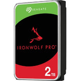 Seagate IronWolf Pro ST2000NT001 2 TB Hard Drive - 3.5" Internal - SATA (SATA/600) - Conventional Magnetic Recording (CMR) Method