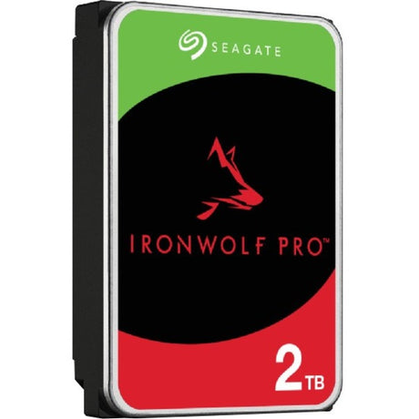 Seagate IronWolf Pro ST2000NT001 2 TB Hard Drive - 3.5" Internal - SATA (SATA/600) - Conventional Magnetic Recording (CMR) Method