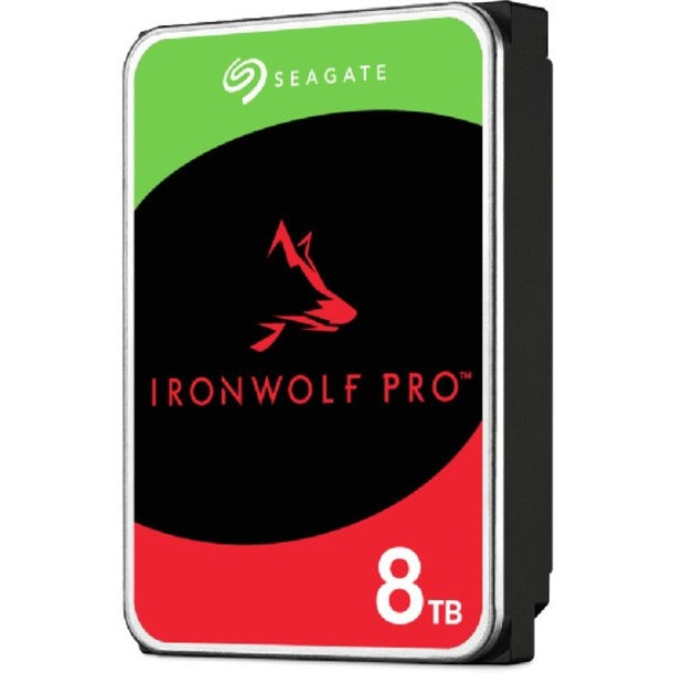 Seagate IronWolf Pro ST8000NT001 8 TB Hard Drive - 3.5" Internal - SATA (SATA/600) - Conventional Magnetic Recording (CMR) Method