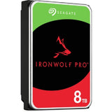 Seagate IronWolf Pro ST8000NT001 8 TB Hard Drive - 3.5" Internal - SATA (SATA/600) - Conventional Magnetic Recording (CMR) Method