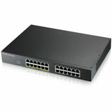 ZYXEL GS1915-24EP 24-Port Gigabit Smart Nebula Cloud Managed PoE Switch | 12 PoE+ Ports at 130W
