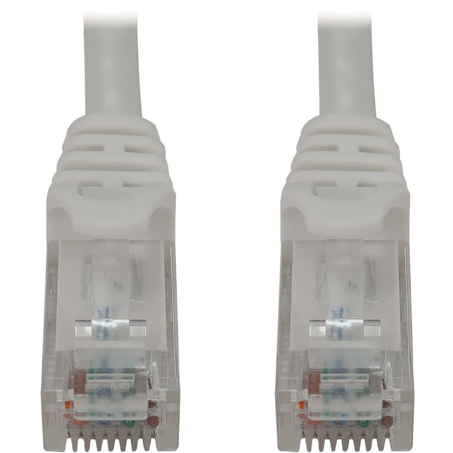 Eaton Tripp Lite Series Cat6a 10G Snagless Molded UTP Ethernet Cable (RJ45 M/M), PoE, White, 6 ft. (1.8 m)