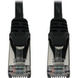 6FT CAT6A BLACK M/M SNAGLESS