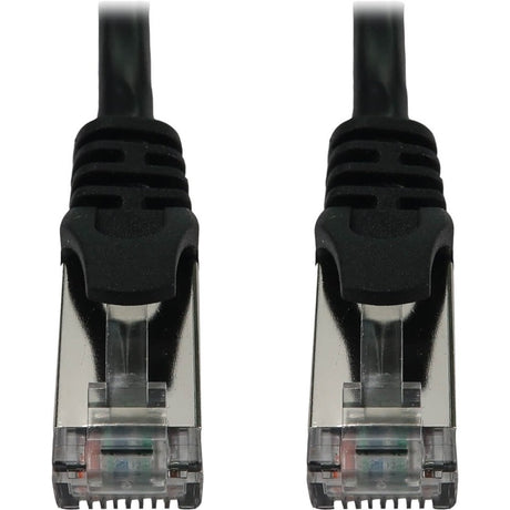 6FT CAT6A BLACK M/M SNAGLESS