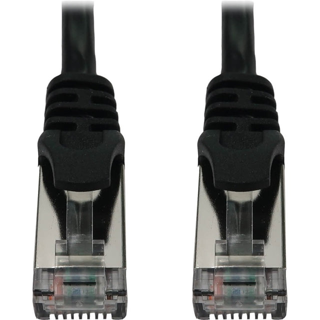 6FT CAT6A BLACK M/M SNAGLESS