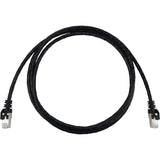7FT CAT6A BLACK M/M SNAGLESS