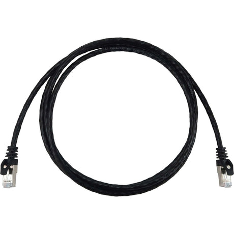 7FT CAT6A BLACK M/M SNAGLESS