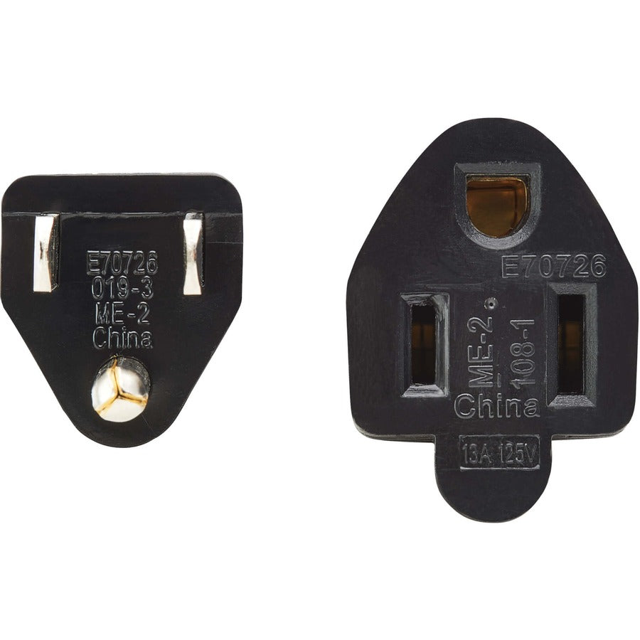 Eaton Tripp Lite Series Power Extension Cord, NEMA 5-15P to NEMA 5-15R - 13A, 120V, 16 AWG, 3 ft. (0.9 m), Black