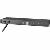 Eaton Tripp Lite Series 2.9kW Single-Phase Basic PDU with ISOBAR Surge Protection, 120V, 3840 Joules, 12 NEMA 5-15/20R Outlets, L5-30P Input, 15 ft. Cord, 1U Rack-Mount, TAA