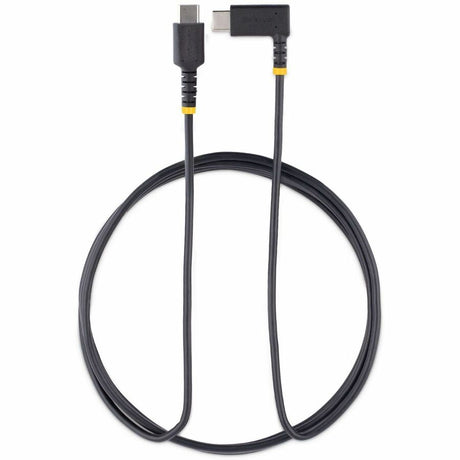 StarTech.com 6ft (2m) USB C Charging Cable Right Angle, 60W PD 3A, Heavy Duty Fast Charge USB-C Cable, Durable Rugged Aramid Fiber