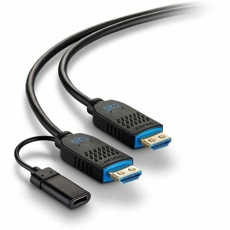 C2G 35ft Performance Series High Speed HDMI Cable - Active Optical Cable - Plenum Rated - 4K 60Hz - M/M - Black