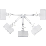 SIT STAND MONITOR ARM STANDING