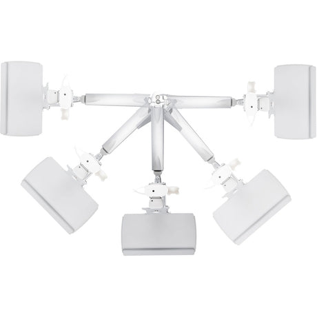 SIT STAND MONITOR ARM STANDING