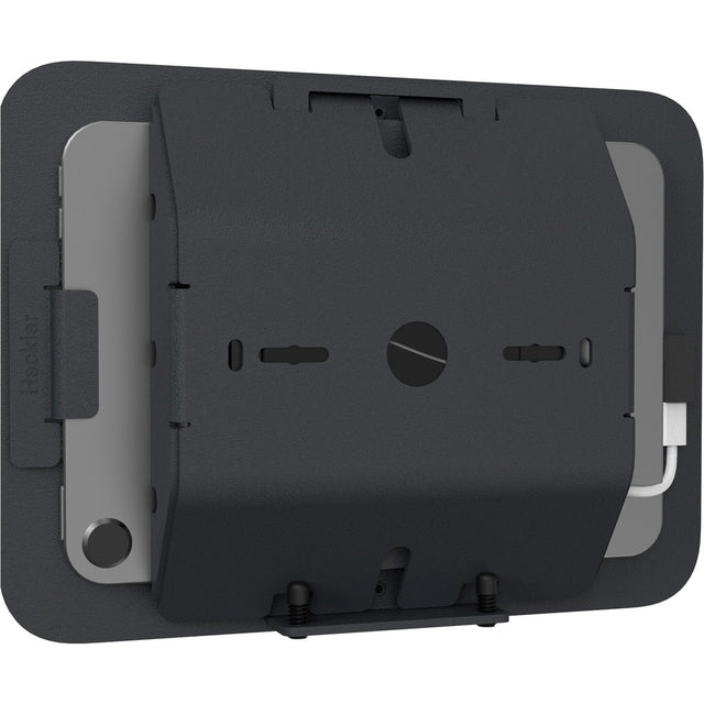 Heckler Design Wall Mount for iPad mini (6th Generation), Gang Box, Mounting Box, Power Adapter, Network Adapter - Black Gray