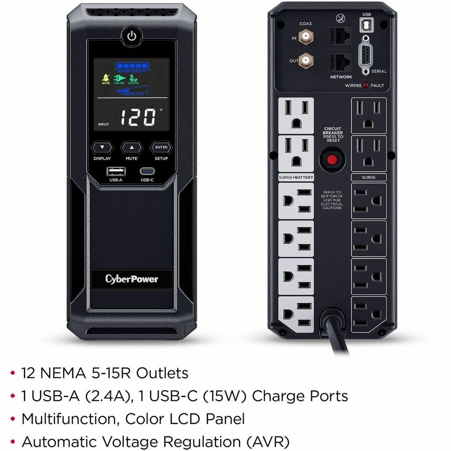 1350VA MINI-TOWER AVR UPS