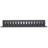 1U HORIZONTAL CABLE MANAGEMENT COMPATIBLE WITH STANDARD 19 RACKS