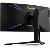 ViewSonic XG341C-2K 34 Inch 1440p 21:9 Curved Gaming Monitor 1ms, 200Hz, FreeSync Premium Pro, Mini LED, HDMI 2.1, USB C, HDR1400