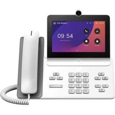 Cisco 8875 IP Phone - Corded - Corded - Wi-Fi, Bluetooth - Desktop - White