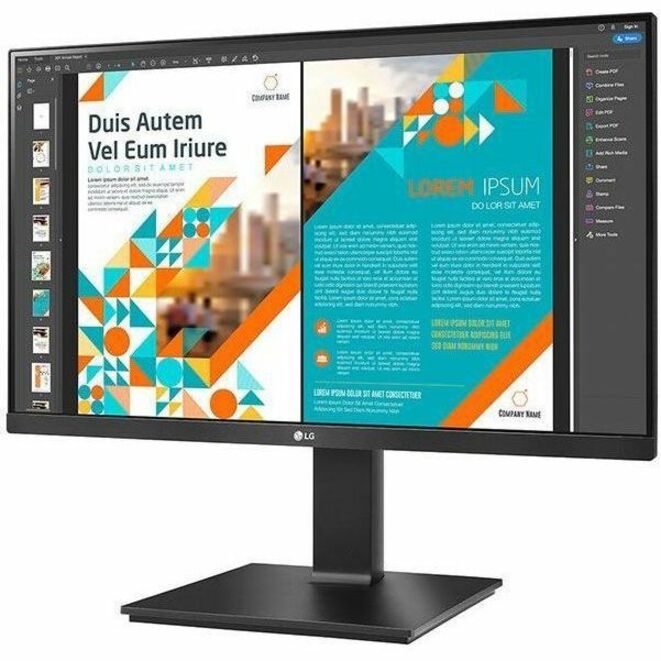 LG 24BP55Q-B 24" Class WQHD LED Monitor - 16:9 - Textured Black