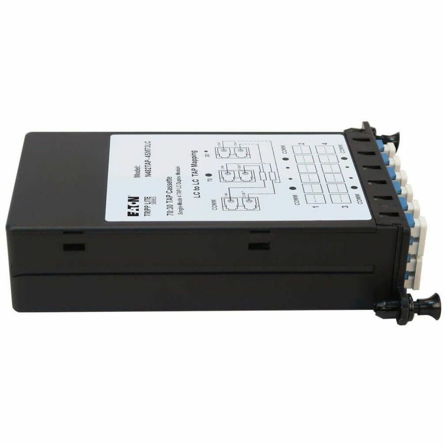 Eaton Tripp Lite Series Fiber TAP Cassette - Singlemode, 4x Duplex LC, 70/30 Split