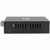 Eaton Tripp Lite Series Gigabit Multimode Fiber to Ethernet Media Converter, PoE+ - International Power Cables, 10/100/1000 LC, 850 nm, 550 m (1,804 ft.)