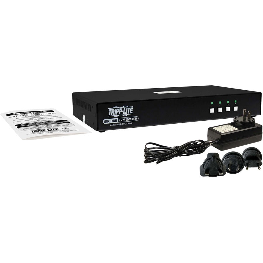 SECURE KVM SWITCH 4PORT 4K DP