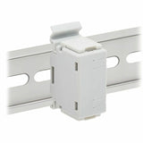 Eaton Tripp Lite Series Cat6a Shielded In-Line DIN-Rail Mountable Snap-In Coupler (RJ45 F/F), TAA