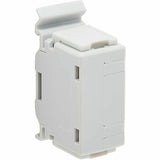 Eaton Tripp Lite Series Cat6a Shielded In-Line DIN-Rail Mountable Snap-In Coupler (RJ45 F/F), TAA