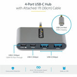 4-PORT USB-C HUB ADAPTER -