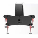 CTA Digital Premium Locking Floor Stand Kiosk with Enclosed Printer Storage & Cable Management for iPad 10.9-inch (10th Generation) and more