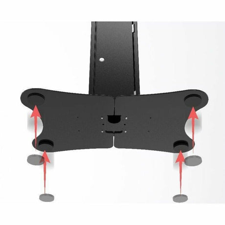 CTA Digital Premium Locking Floor Stand Kiosk with Enclosed Printer Storage & Cable Management for iPad 10.9-inch (10th Generation) and more